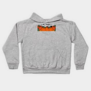 Ew People say the Cats with Pumpkins Kids Hoodie